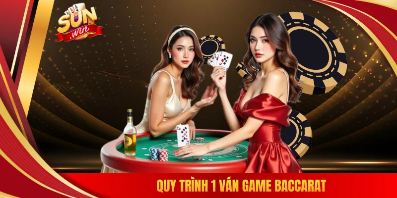 Quy trình 1 ván game Baccarat