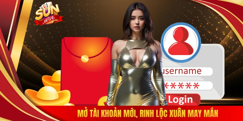 Mở tài khoản mới, rinh lộc xuân may mắn